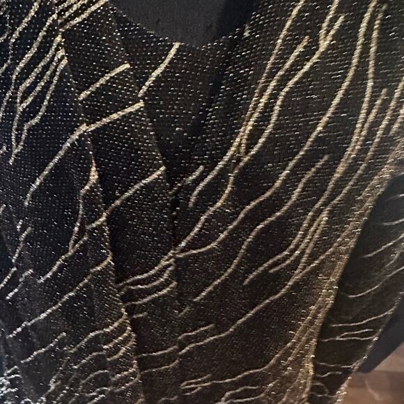 Vintage Alex Evenings Metallic Black Dress Set – Elegant Formalwear - Picture 15 of 15